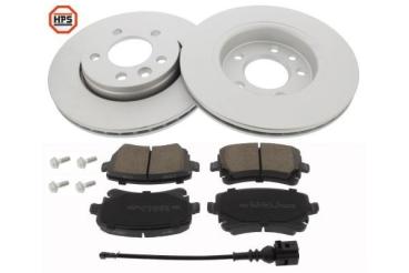 Bremsscheiben-Satz mit Carbon Bremsbelägen - hinten (47780HPS), VW Bus T5/T6